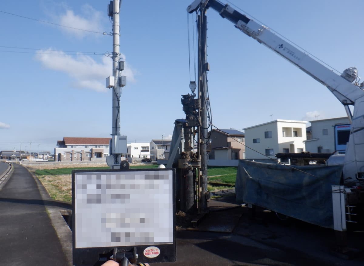 ダウンザホールハンマー工事（岩盤掘削）-3