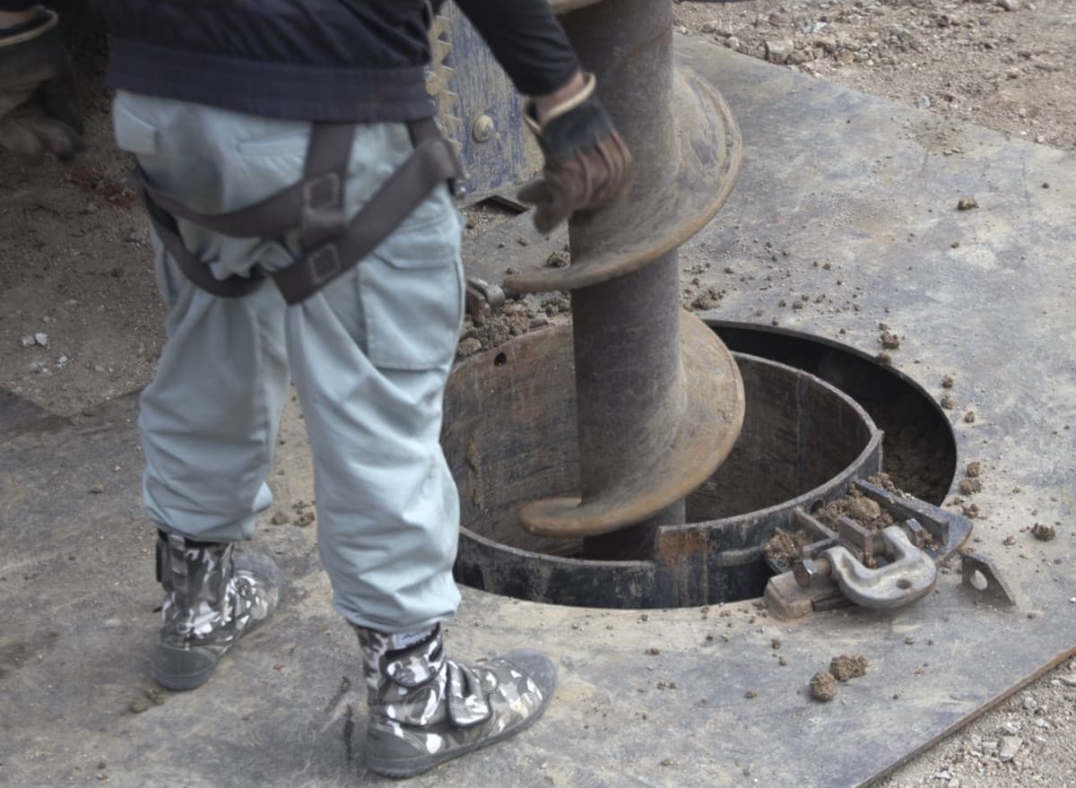 携帯基地局工事（TPD工法）-3